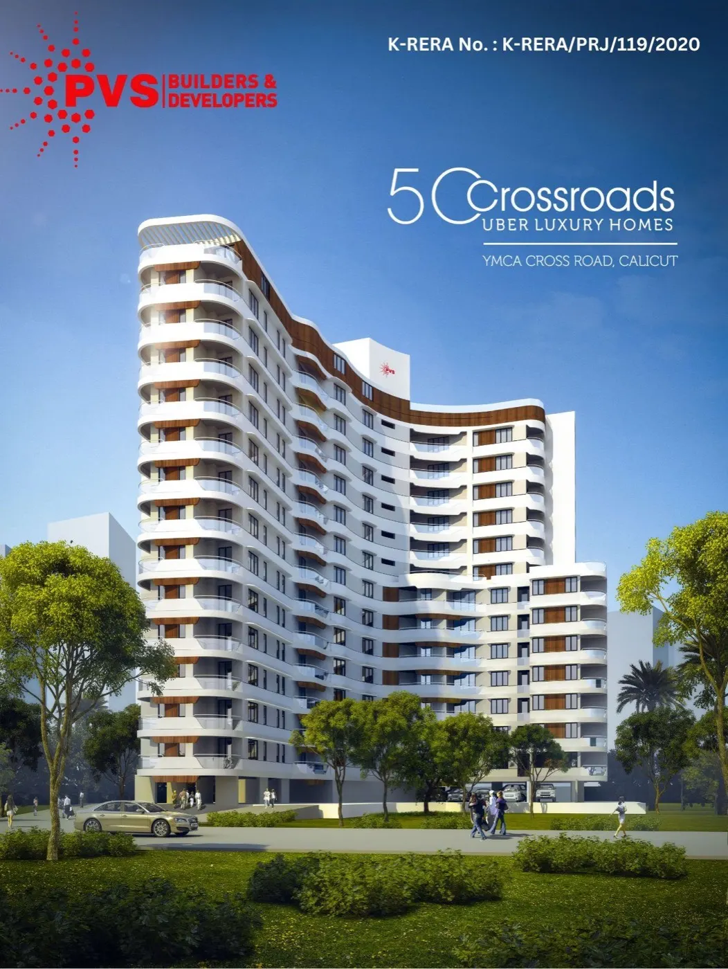 50 Cross Roads: project elevation and photograph