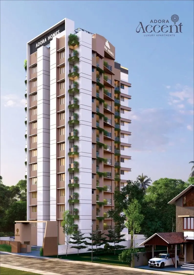 Adora Accent: project elevation and photograph