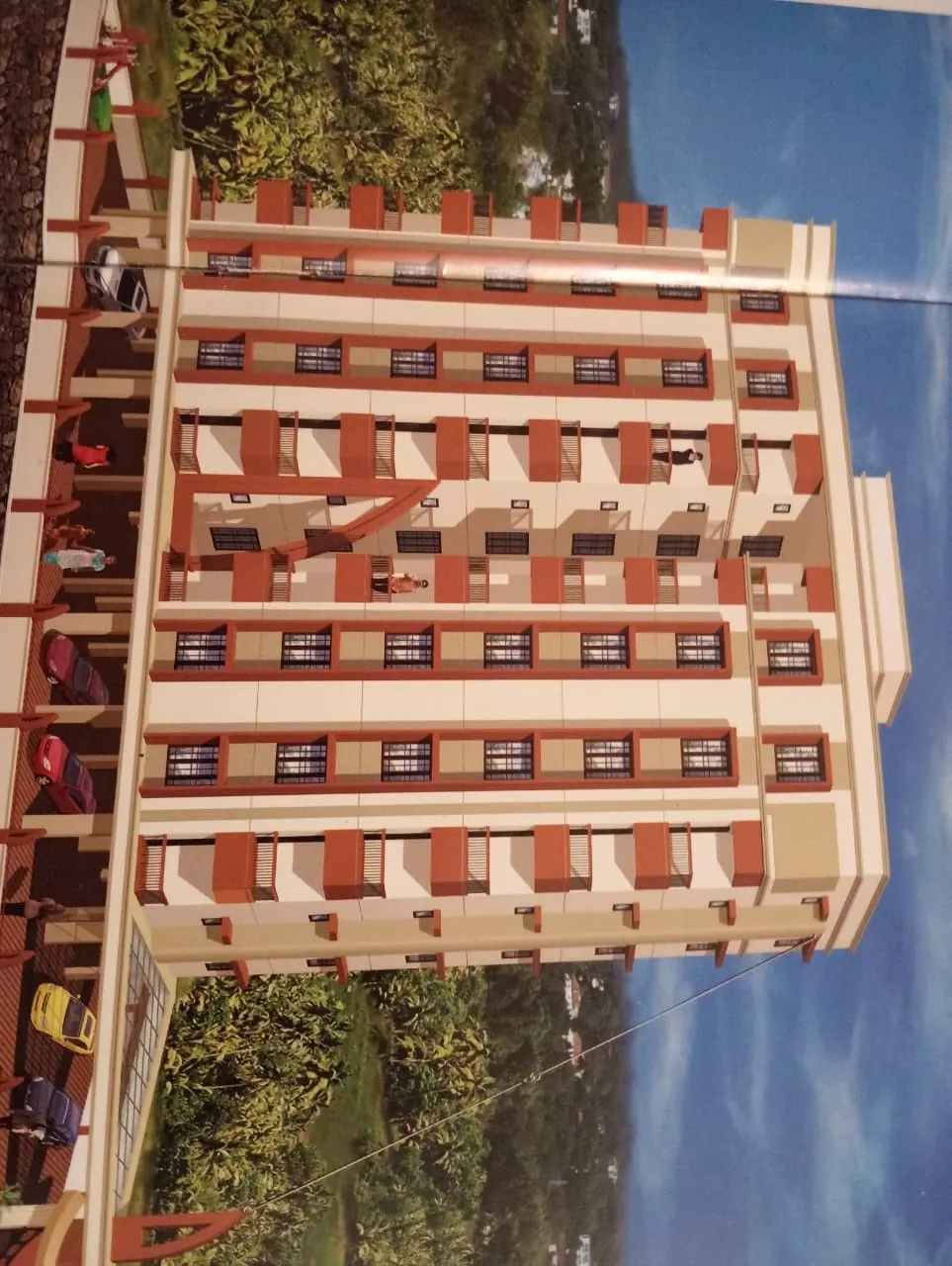 Alpine Heights: project elevation and photograph
