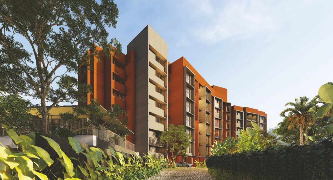 Ananta Living - Dharani: project elevation and photograph