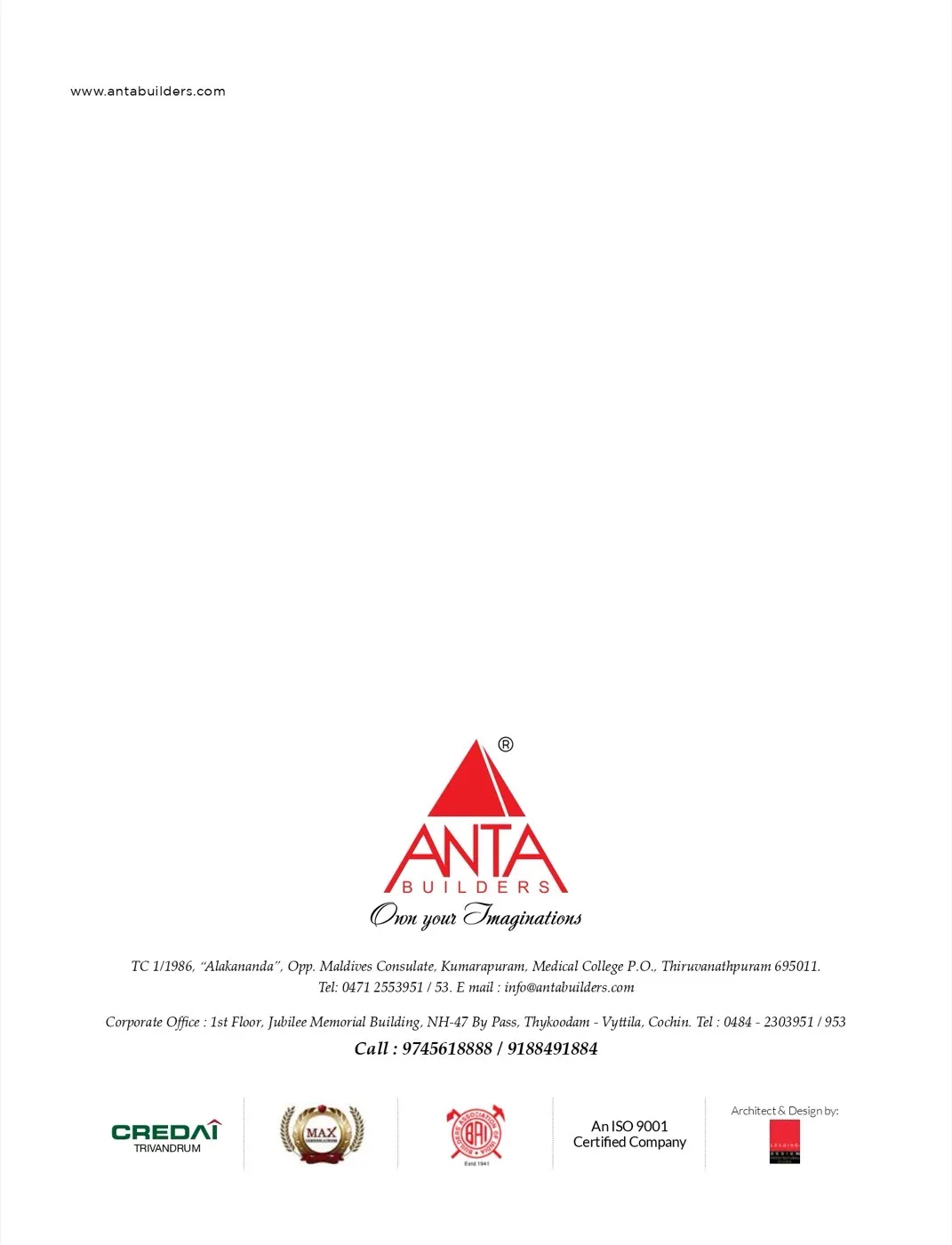 Anta - Icon: project elevation and photograph