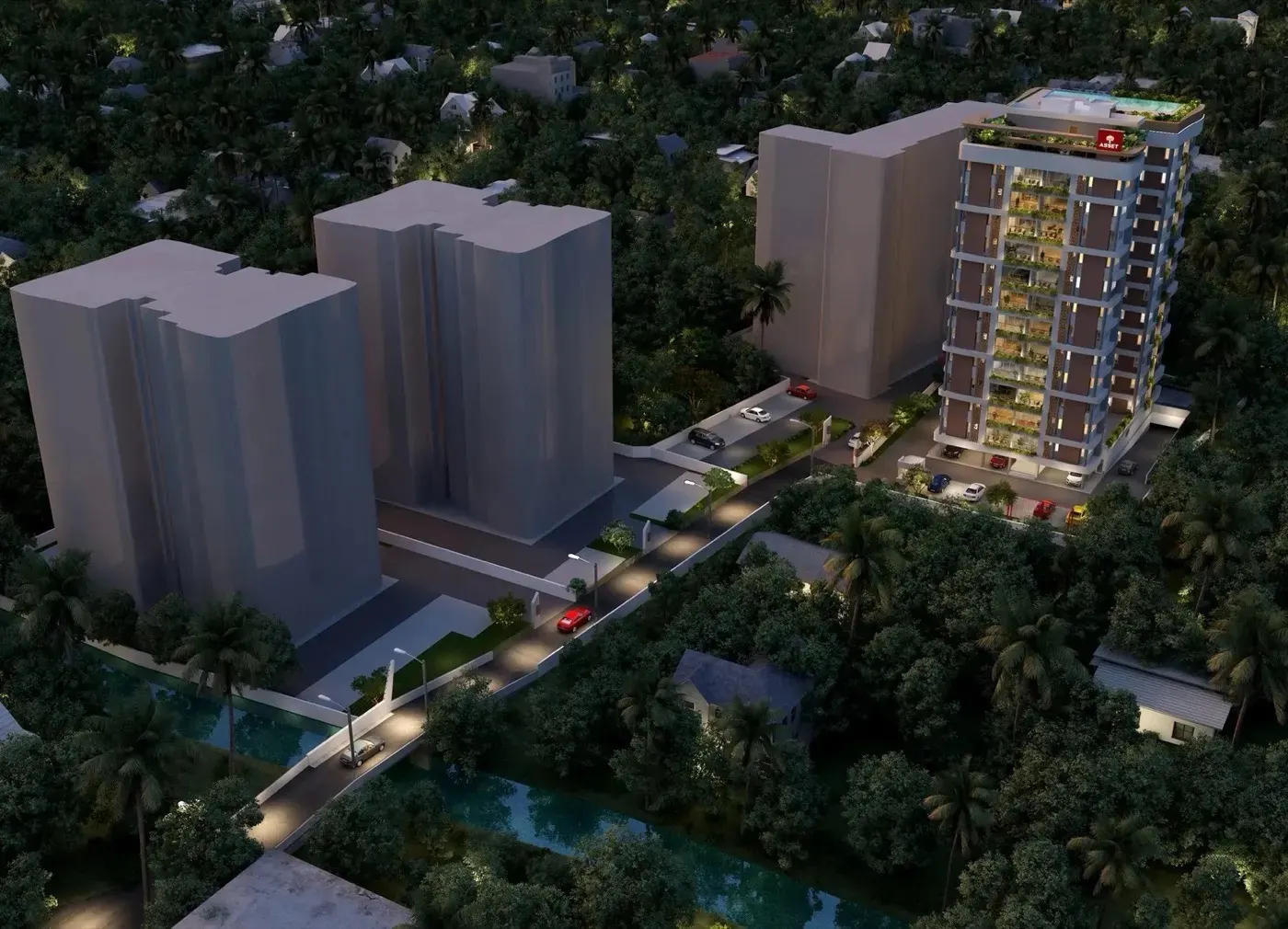 Asset The Avon, Bridgetown: project elevation and photograph