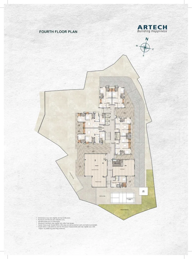 Official Artech Realtors floor-plan gallery image Serenity-2 from the Artech Serenity project page. Source image SHA-256 3d9e90f22afb.
