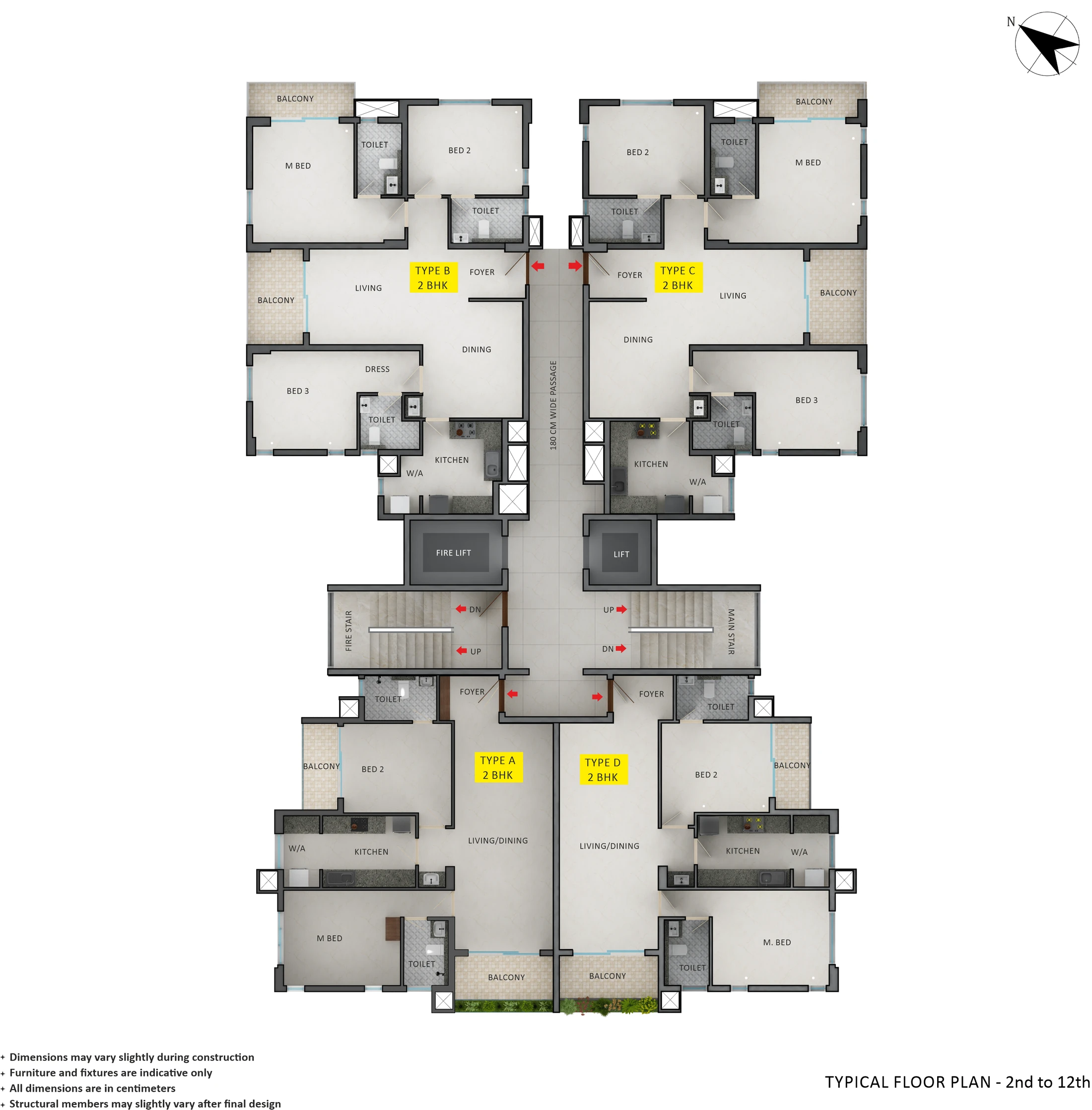 Official Asset Homes floor-plan image: floor Typical FLOOR / General - sqft. Source image SHA-256 6fb69762879c.