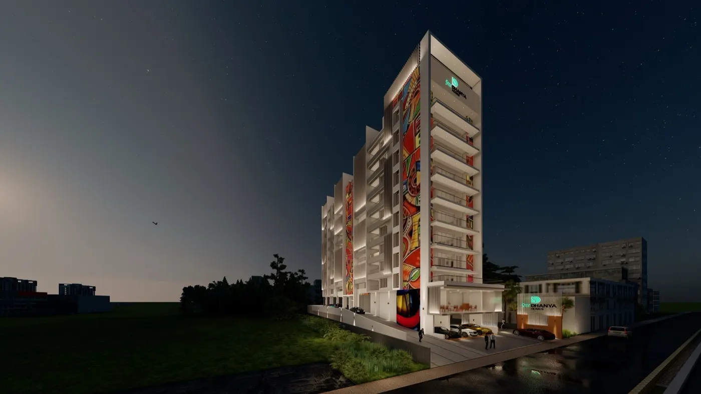 Graffiti By Sree Dhanya: project elevation and photograph