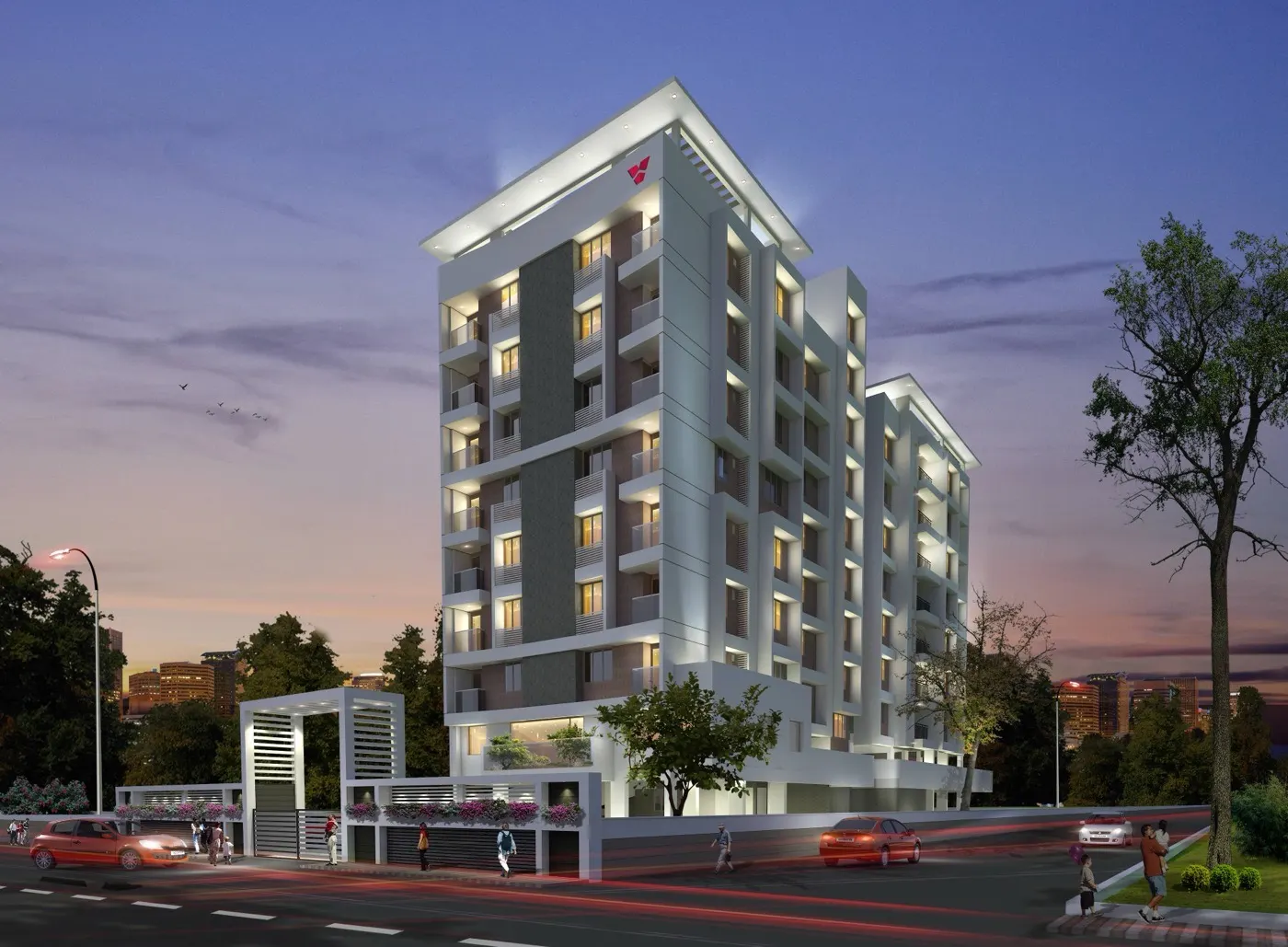 Varma Suburban: project elevation and photograph