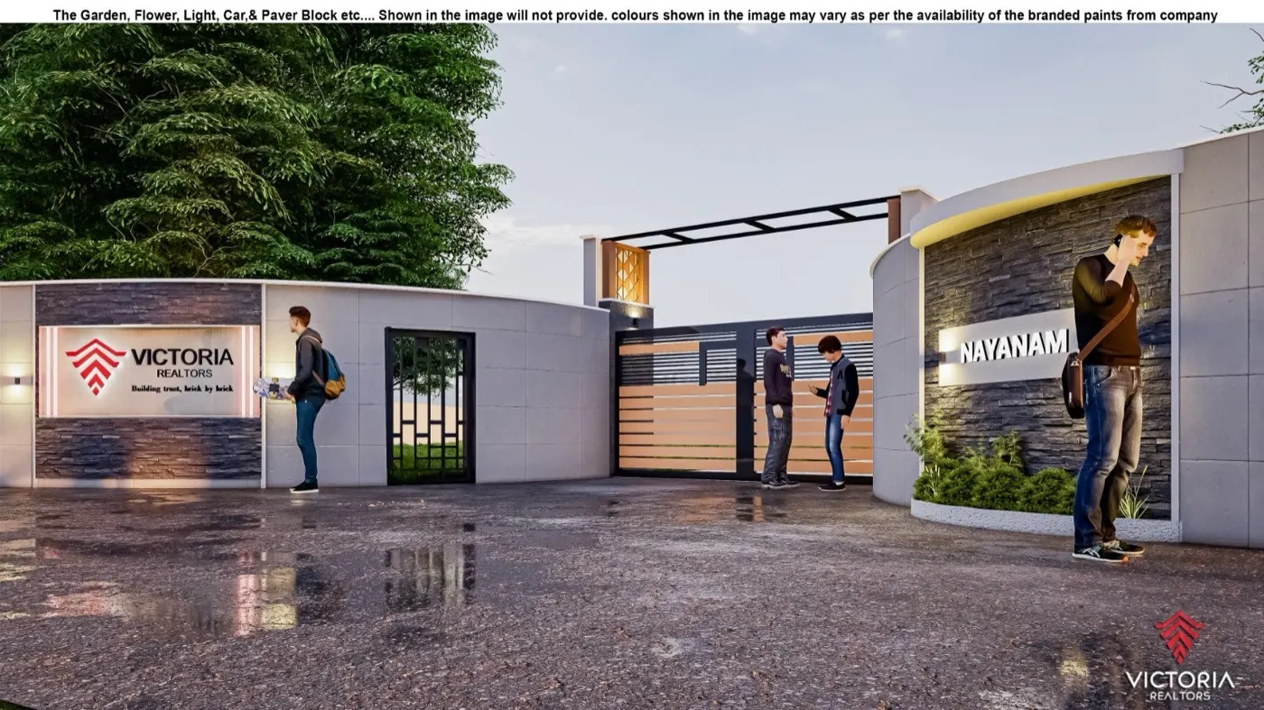 Victoria Realtors Nayanam: project elevation and photograph