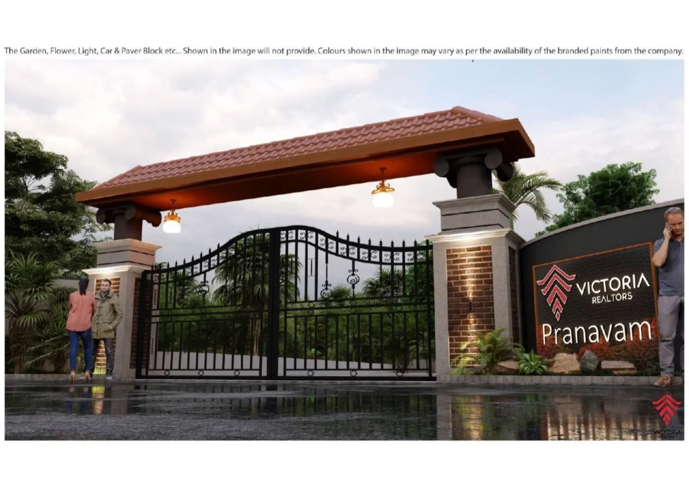 Victoria Realtors Pranavam: project elevation and photograph